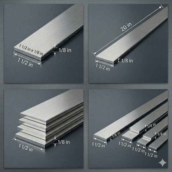 platina de 1 1/2 x 20